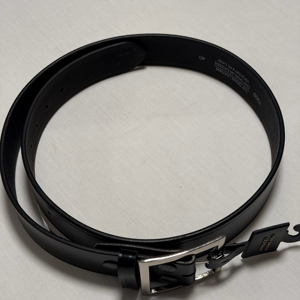 Top Grain Leather Belt For Men Size 40